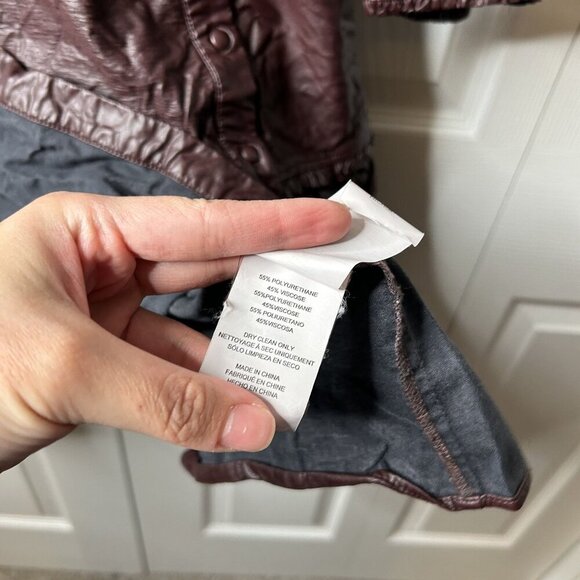 Nicholas Larisa Brown Faux Leather Button Front Midi Dress Women's Size 0 - Picture 7 of 10